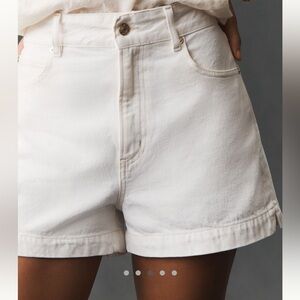 Frame Denim High Waist the charm Cream Shorts